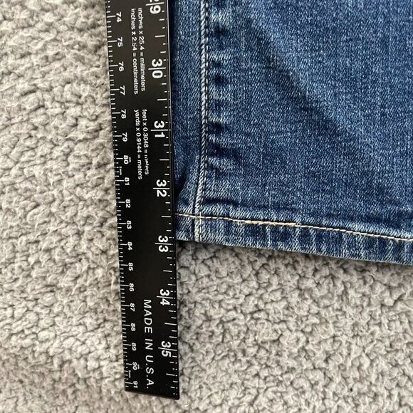 Levi's 515 Jeans Women 16 Blue Dark Wash Casual Bootcut‎ Denim - Picture 8 of 10